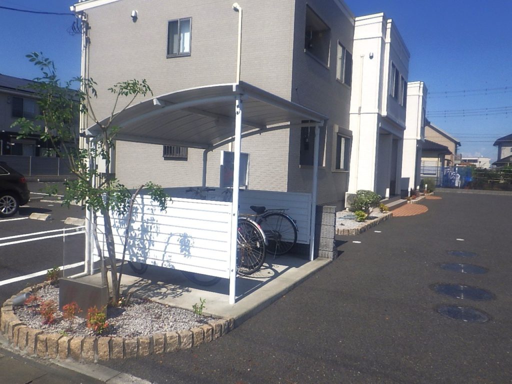 施工後｜館林市　Gアパート様剪定工事