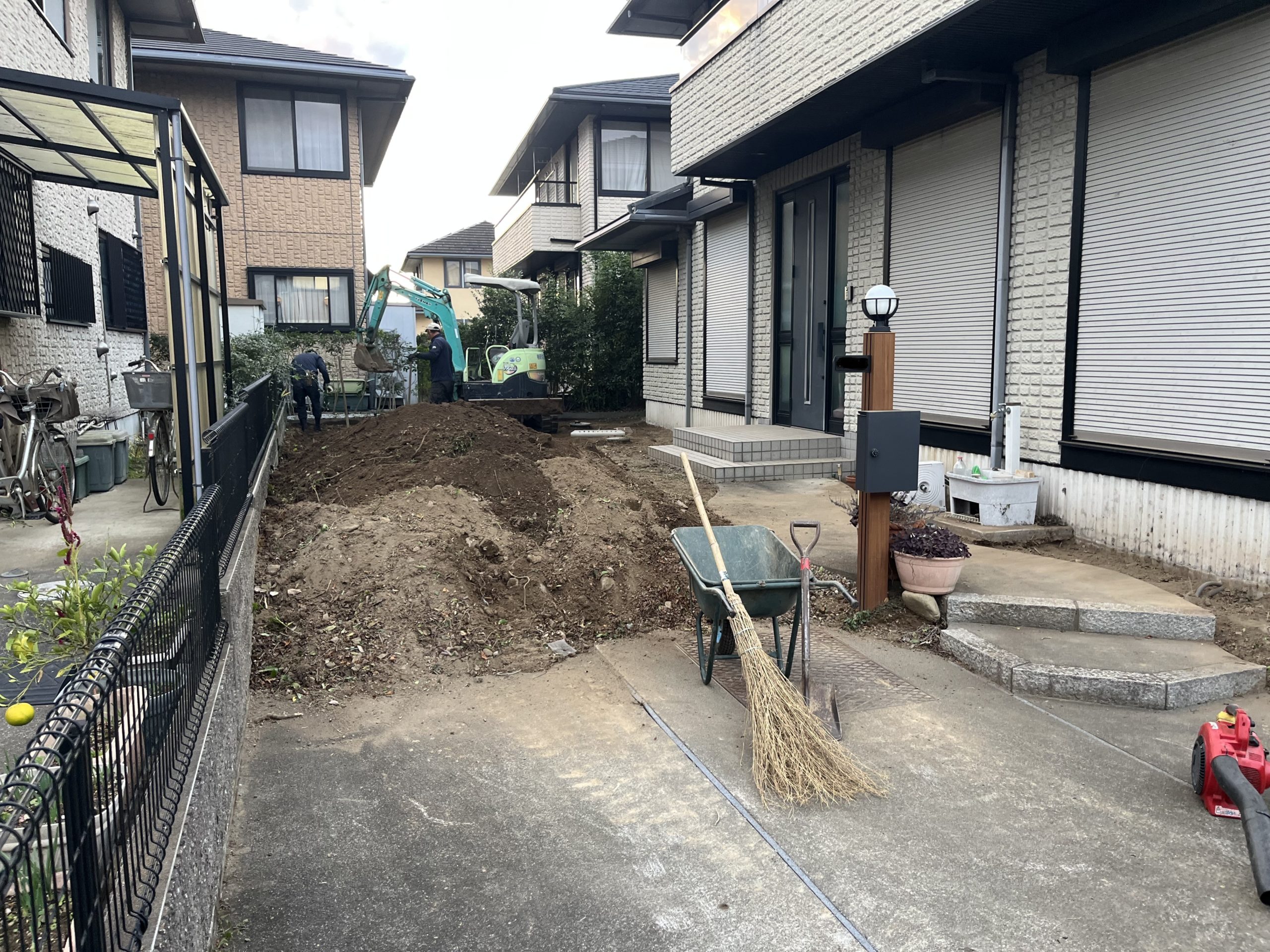 現場の画像｜邑楽郡 T様邸 庭リフォーム工事